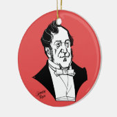 Gioachino Rossini Keramik Ornament (Links)