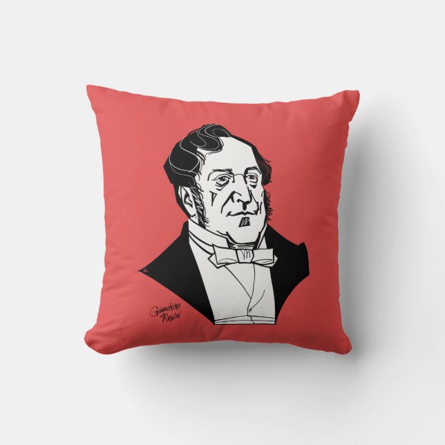 Gioachino Rossini Kissen (Vorderseite)