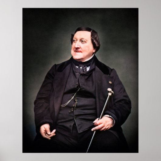 Gioachino Rossini - Komponist Poster (Vorne)