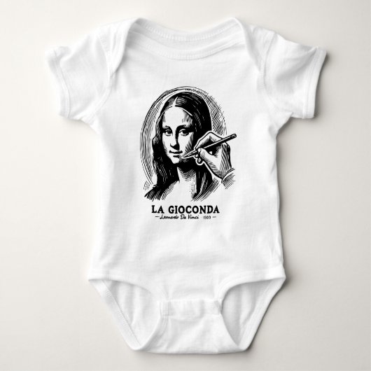 Gioconda Baby Strampler (Vorderseite)