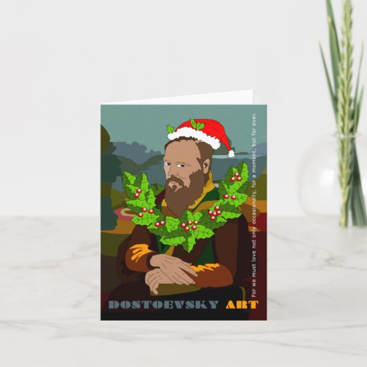 "Gioconda" Dostoevsky Art Note Card Karte (Vorderseite)
