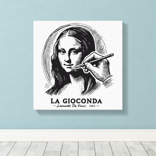 Gioconda Leinwanddruck (Insitu (Holzboden))