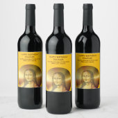 Gioconda Mona Lisa Leonardo Da Vinci Art Weinetikett (Flaschen)