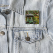 Giohji Temple, Arashiyama, Kyoto, Japan Button (Beispiel)