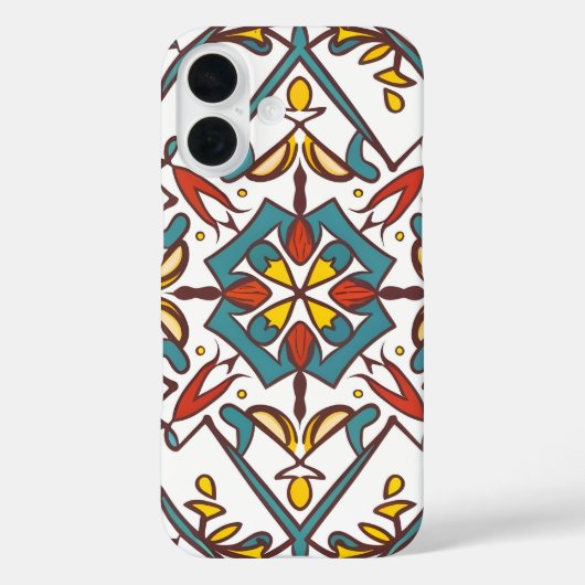 giometrisches Mosaik, Mandala-Muster Case-Mate iPhone Hülle (Rückseite)