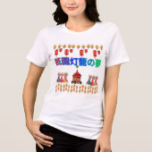 Gion Laternen Träume weiß Tri-Blend Shirt (Vorderseite)