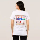 Gion Laternen Träume weiß Tri-Blend Shirt (Rückseite voll)