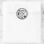 Gion talisman runder aufkleber (Tasche)