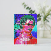 Giordano Bruno Esoteric Occult Astrologie Italieni Postkarte (Stehend Vorderseite)