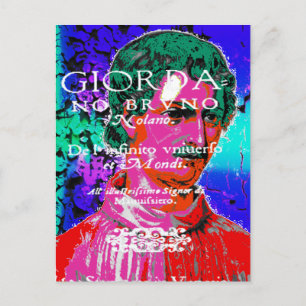 Giordano Bruno Esoteric Occult Astrologie Italieni Postkarte