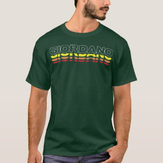 Giordano Vorname Lustig Vintage Sonnenuntergang Gi T-Shirt