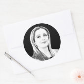 Giorgia Meloni Runder Aufkleber (Umschlag)