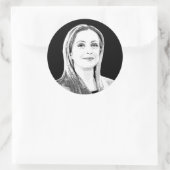 Giorgia Meloni Runder Aufkleber (Tasche)