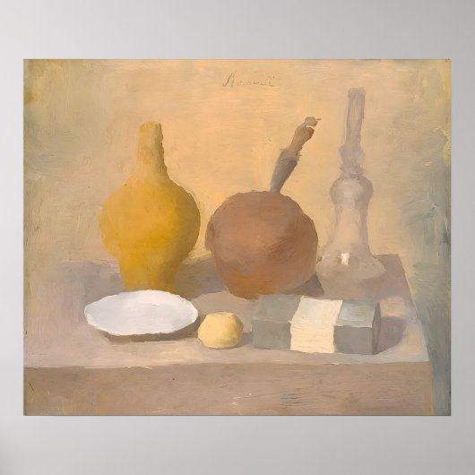 Giorgio Morandi Kunstmalerei Poster (Vorne)