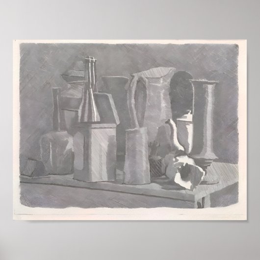 Giorgio Morandi Kunststil Poster (Vorne)