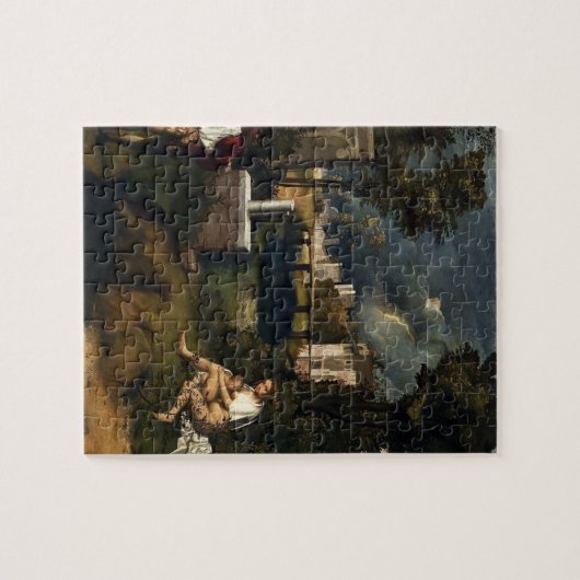 Giorgione- der Sturm Puzzle (Horizontal)