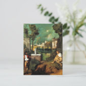 Giorgione Der Tempest Postkarte (Stehend Vorderseite)