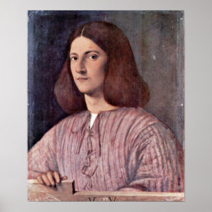 Giorgione - Porträt eines jungen Mannes Poster