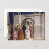 Giotto: Das Treffen am Goldenen Tor Postkarte (Vorne/Hinten)