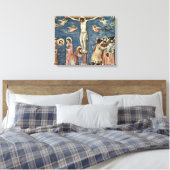 Giotto di Bondone - Crucifixe Leinwanddruck (Insitu (Schlafzimmer))