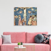 Giotto di Bondone - Crucifixe Leinwanddruck (Insitu (Wohnzimmer))
