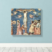 Giotto di Bondone - Crucifixe Leinwanddruck (Insitu (Holzboden))