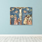 Giotto di Bondone - Crucifixe Leinwanddruck (Insitu (Holzboden))