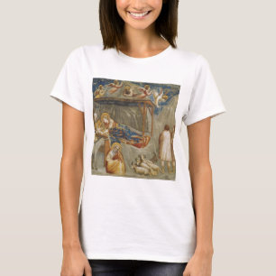 Giotto di Bondone Die Geburt Christi Fine Art Samm T-Shirt