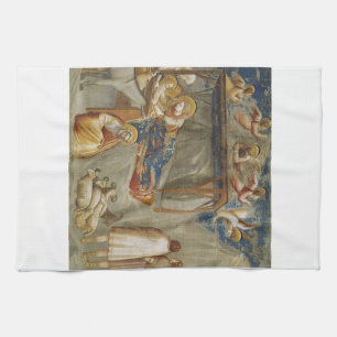 Giotto di Bondone Die Geburt Christi Kunstsammlung Geschirrtuch