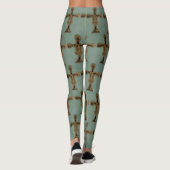 Giotto di Bondone – Kruzifix Crocifisso Scrovegni Leggings (Rückseite)