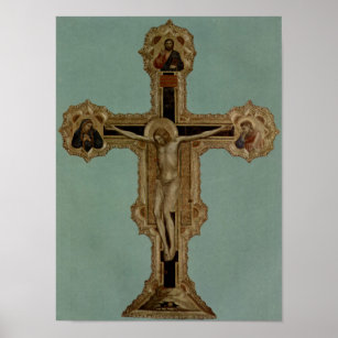 Giotto di Bondone - Kruzifix Crocifisso Scrovegni Poster