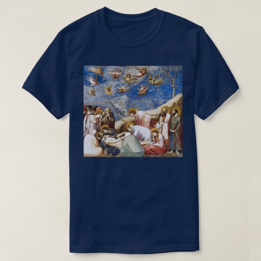 Giotto Lamentation Die Trauer um Christus T-Shirt (Design vorne)