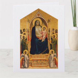 Giotto Ognissanti ( Allerheiligen) Madonna Maestà, Karte