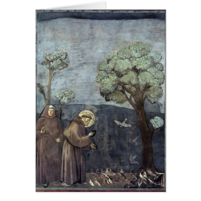 Giotto: St Francis, das zu den Vögeln predigt (Vorne)
