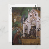 Giotto: St. Francis Mourned by St. Clare Postkarte (Vorne/Hinten)