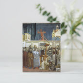 Giotto: St. Francis von Assisi Vorbereitung der Kr Postkarte (Stehend Vorderseite)