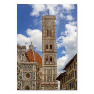 Giotto's Bell Tower in Florenz, Italien Tischnummer