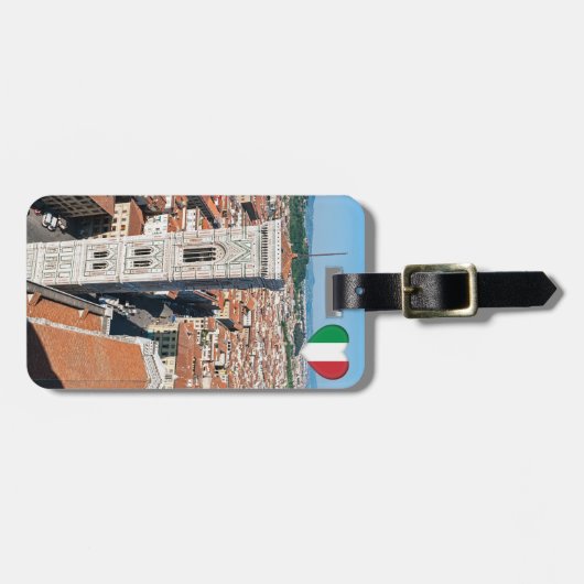 Giotto's Campanile - Florenz, Toskana, Italien Gepäckanhänger (Vorderseite horizontal)