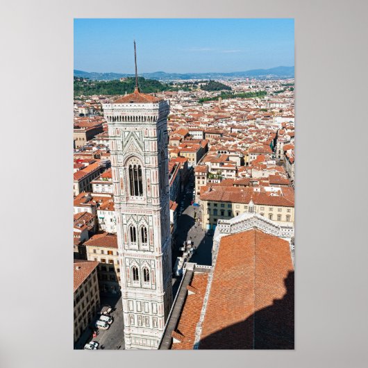 Giotto's Campanile - Florenz, Toskana, Italien Poster (Vorne)