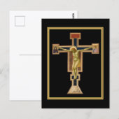 Giotto's Kruzifix 1290 - 1295 Postkarte (Vorne/Hinten)