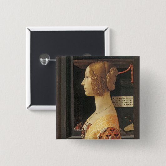 Giovanna degli Albizzi Tornabouni Button (Vorne & Hinten)