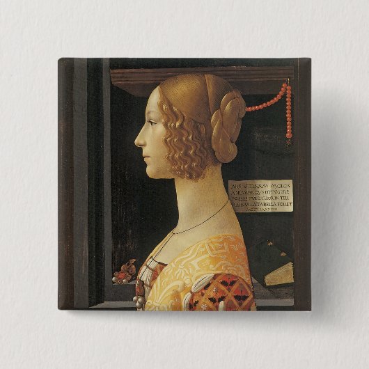 Giovanna degli Albizzi Tornabouni Button (Vorderseite)