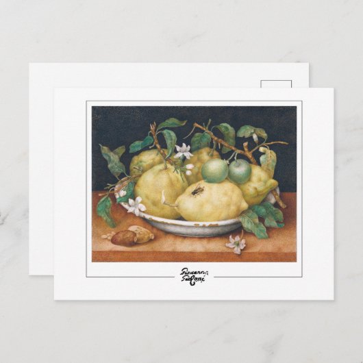 Giovanna Garzoni #4 - Kunsterlebnis Postkarte (Vorne/Hinten)