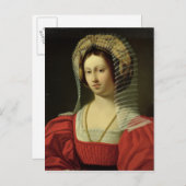 Giovanna I Königin von Neapel, 1842 Postkarte (Vorne/Hinten)