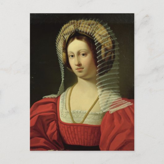 Giovanna I Königin von Neapel, 1842 Postkarte (Vorderseite)