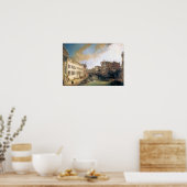 Giovanni Antonio Canal-Der Fluss Mendicanti Poster (Küche)