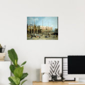 Giovanni Antonio Canal Piazza San Marco Poster (Heimbüro)