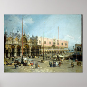 Giovanni Antonio Canal Piazza San Marco Poster