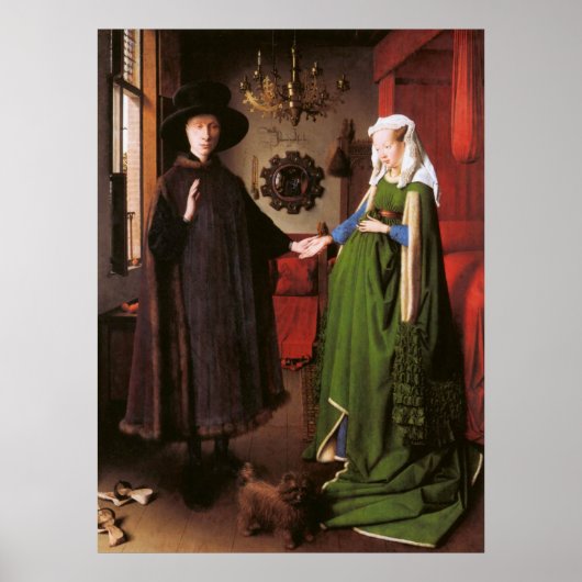 Giovanni Arnolfini und seine Ehefrau Poster (Vorne)