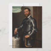 Giovanni Battista Moroni - Portrait von Mario Benv Einladung (Vorderseite)